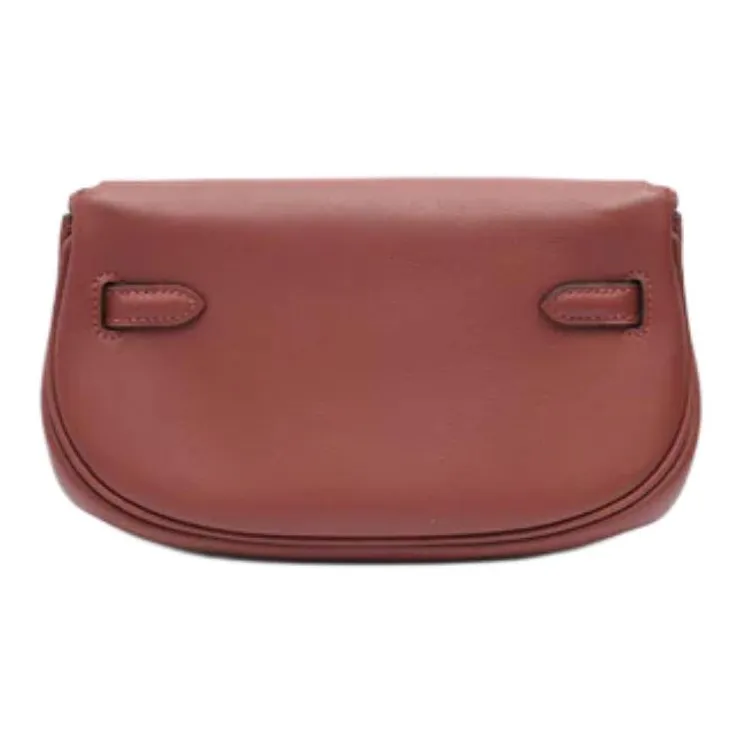HERMES Kelly Swift Leather Kelly Bag Crossbody Bag Shoulder Bag Women's 55 Rouge Hermes Red-4