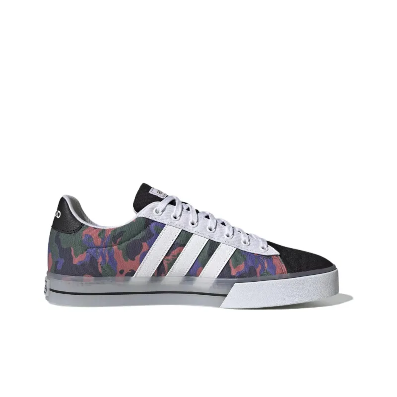 Daily 3.0 Adidas 'White Black Camo'-1