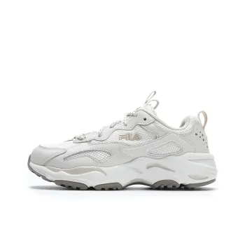 FILA Vintage Collection Anti Slip Wear Resistant Low Top Casual Shoes Women's Snow/Haze Gray