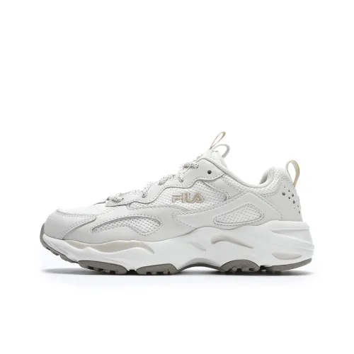 FILA Vintage Collection Anti Slip Wear Resistant Low Top Casual Shoes Women's Snow/Haze Gray