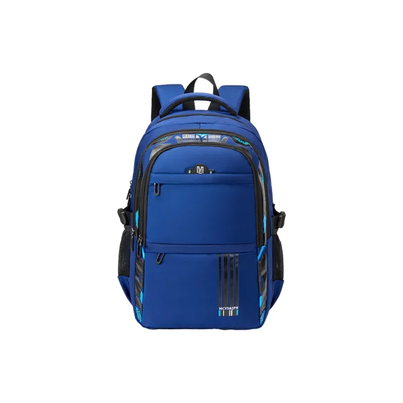Yohji Kimura Oxford Backpack Regular Men's Navy Blue/Blue Black-7