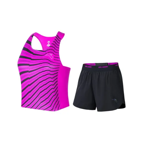 Anta Running Collection Casual Suit Women's Dragon Fruit Purple