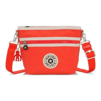 Kipling Polyamide Shoulder Bag, Crossbody Bag Women's Red