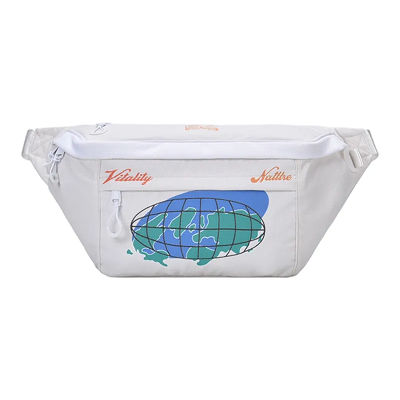 FINITE LOOP Recycled Material Sling Bag, Fanny Pack Unisex Blue-0