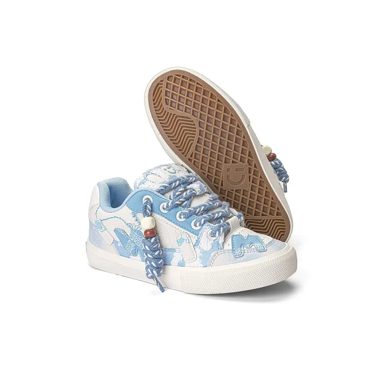 MINISO Low-Top Skateboard Shoes Unisex Marine Blue-6