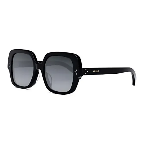 CELINE Subject To Official Website Square Sunglasses Women's Black/Gray
