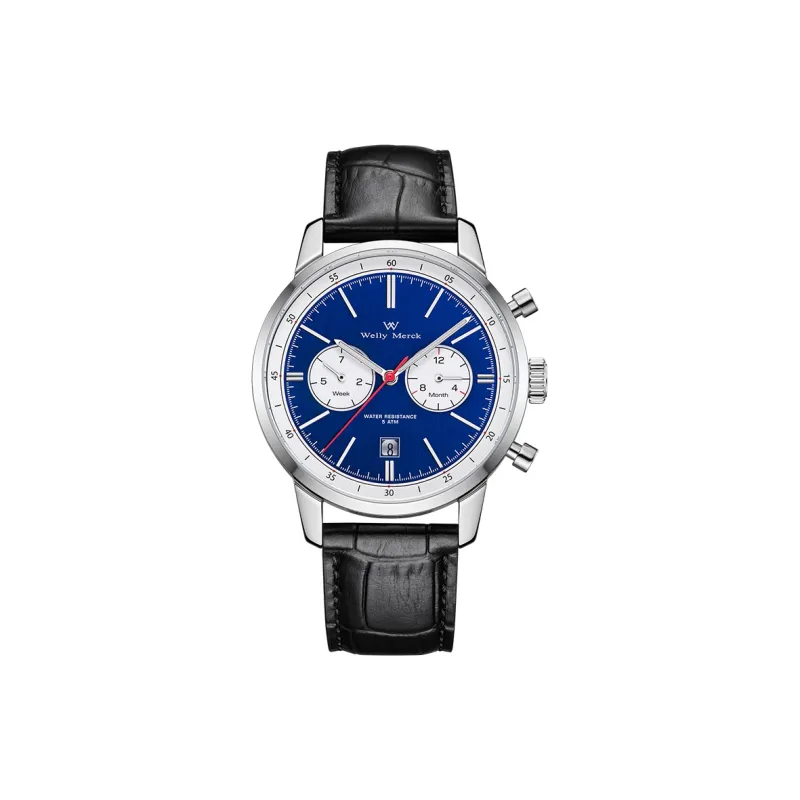 Welly Merck Automatic Mechanical Movement Men's Watches White Dial-8