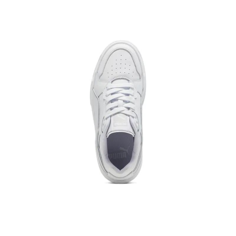 PUMA California Lwt Anti Slip Wear Resistant Low Top Casual Shoes Women's White-3