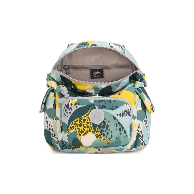Kipling Polyester Backpack Unisex Green & Multicolor-1