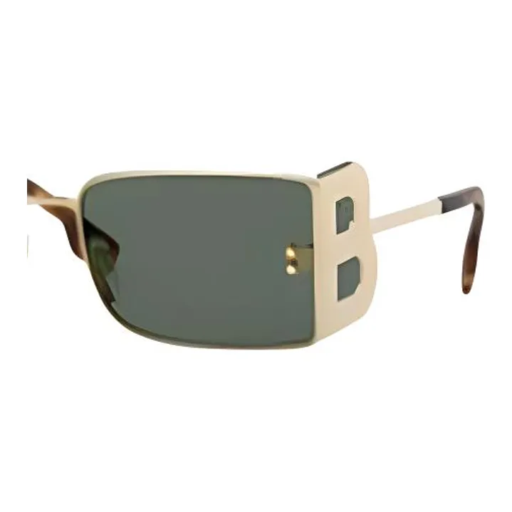 Burberry Subject To Official Website Rectangular Sunglasses Unisex Gold-2