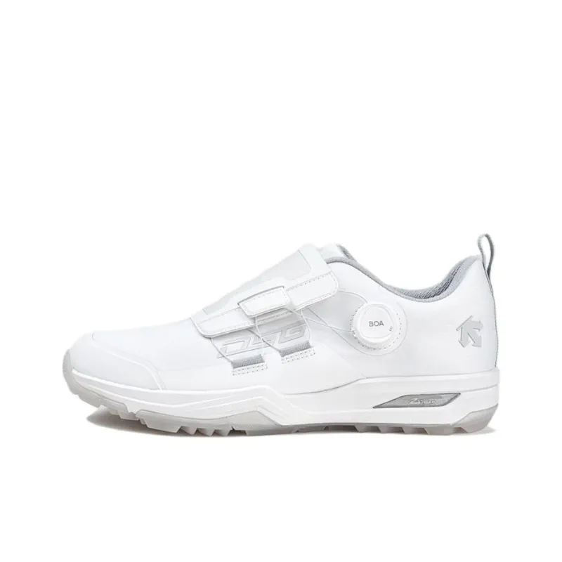 DESCENTE Enerzite Slip Resistant Waterproof And Breathable Low Top Golf Shoes Women's White-0
