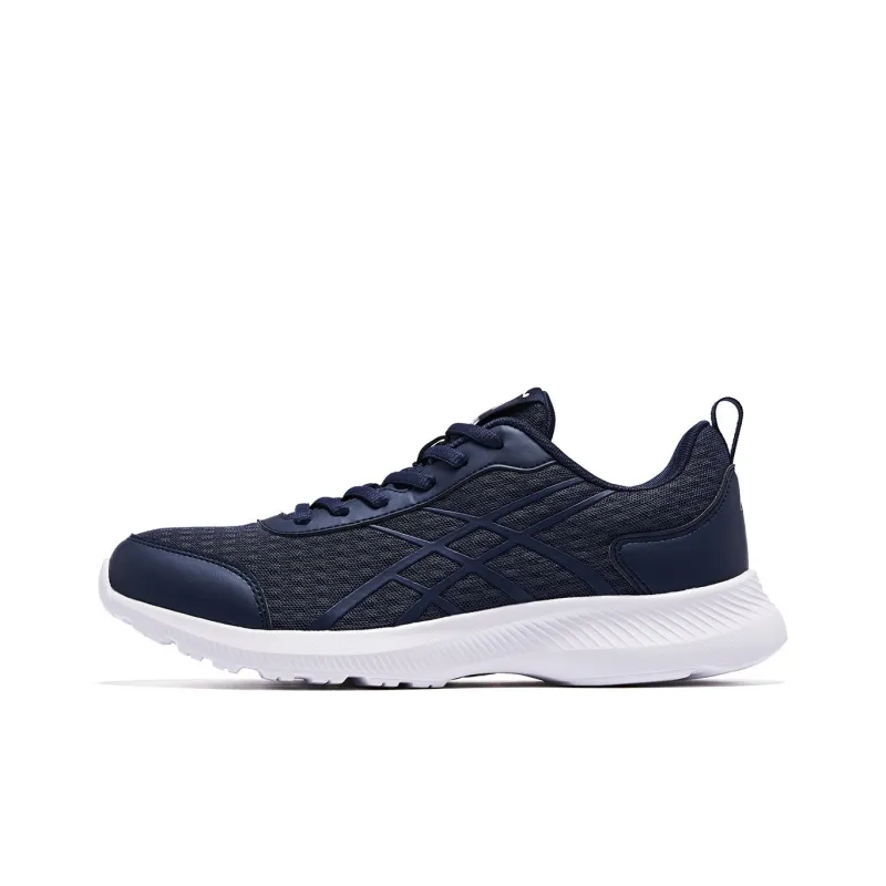QIAODAN Cushioning Wear-Resistant Low-Top Casual Running Shoes Men's Blue White-0