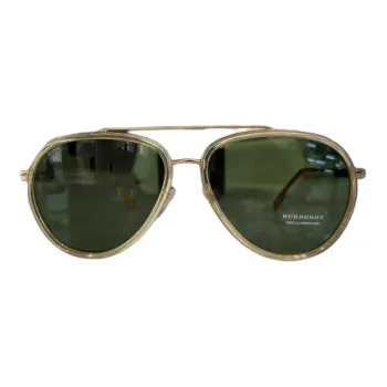 Burberry Aviator Sunglasses Men's Gold