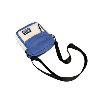 Warrior Nylon Cell Phone Pouch Shoulder Bag Crossbody Bag Mini Unisex Black White/Blue White