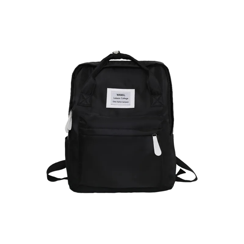 GEERDUN Nylon Backpack Regular Unisex Gray Pink/White Green/Black/Green/Pink-3