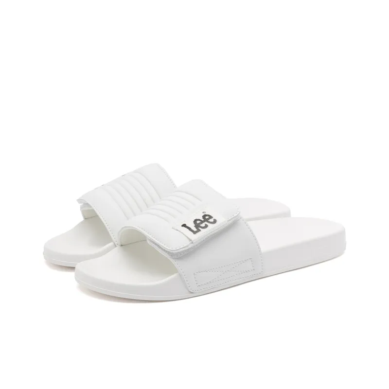 Lee Slide Slippers Men Black/White/Light Khaki/Green-6