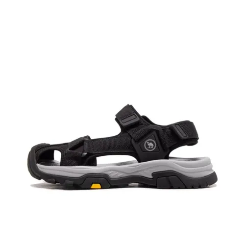 CAMEL Beach Sandals Men Black