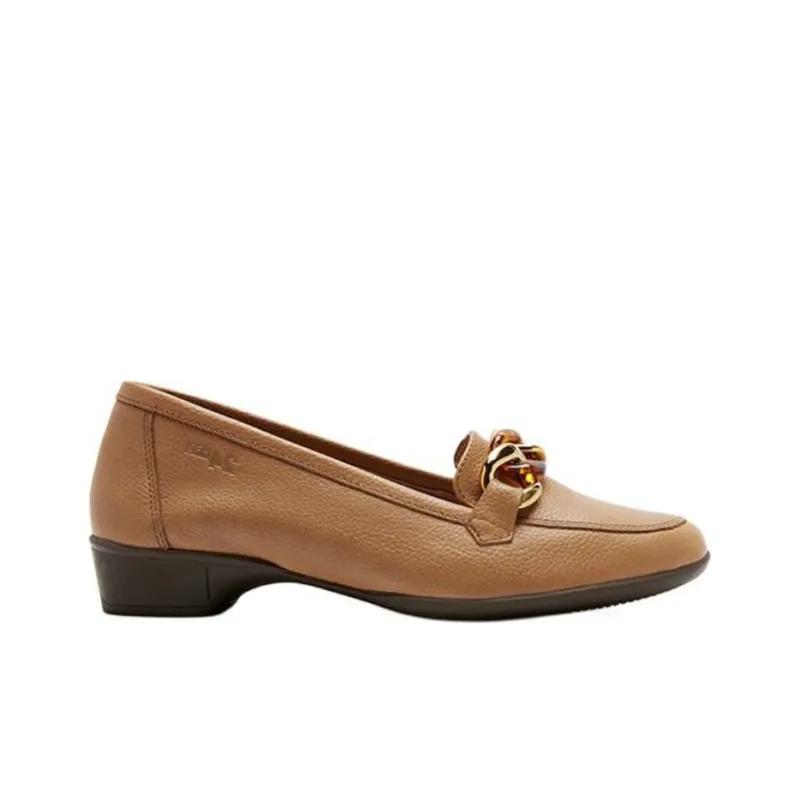 24hrs Loafers 4cm Women's Light Brown-1