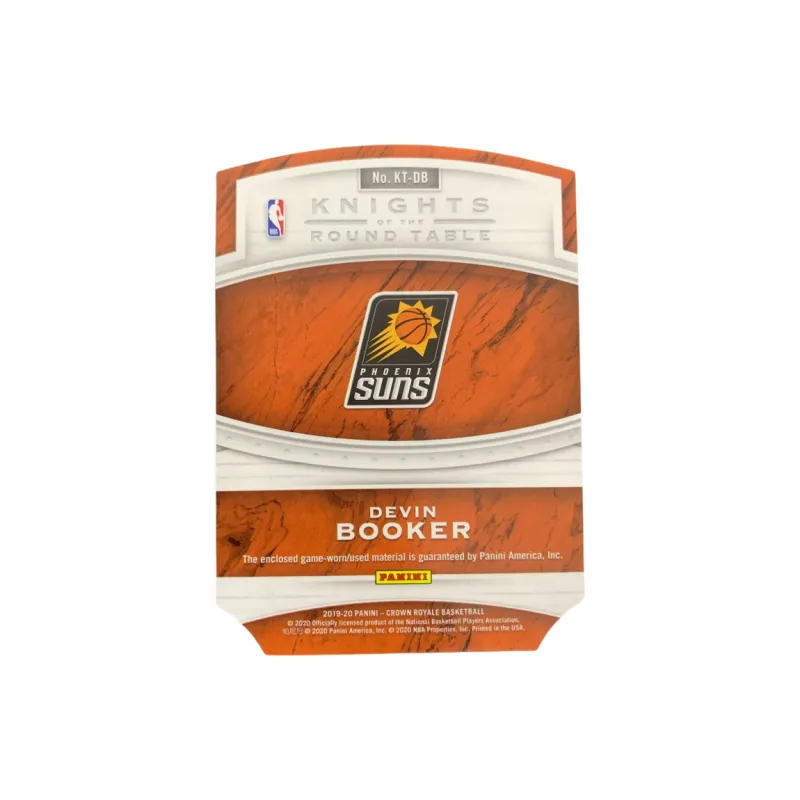 PANINI 2019 20 Panini Crown Devin Booker Suns Competition Jersey Card Small Window Player Card Pass Sports Cards 1 Pc-1