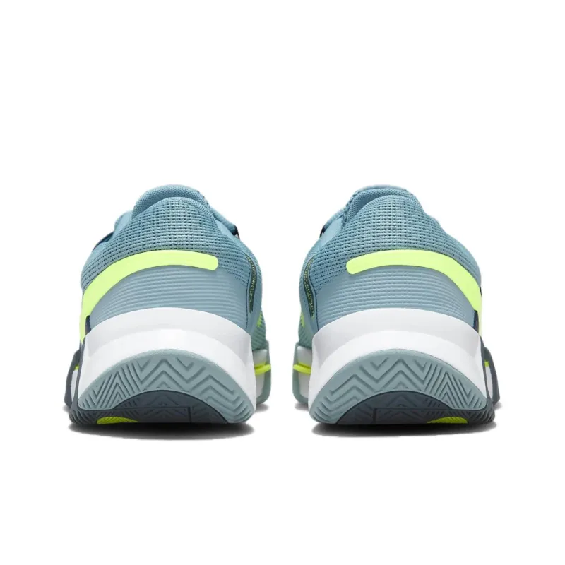 Nike GP Challenge 1 Abrasion Resistant Low Top Tennis Shoes Men's Blue Green-3