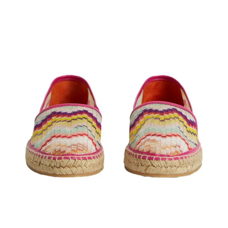 MISSONI Zigzag woven Flat Espadrilles-4