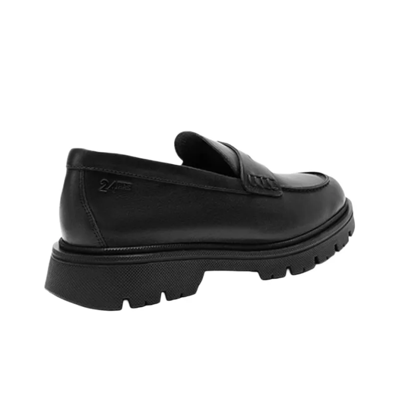 24hrs Loafers Men Black-3
