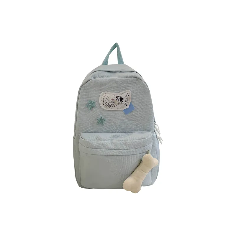KAMLUI Nylon Backpack Backpack Student Backpack Regular Unisex Blue-0