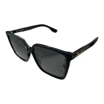 Burberry Irregular Shape Sunglasses Women's Black