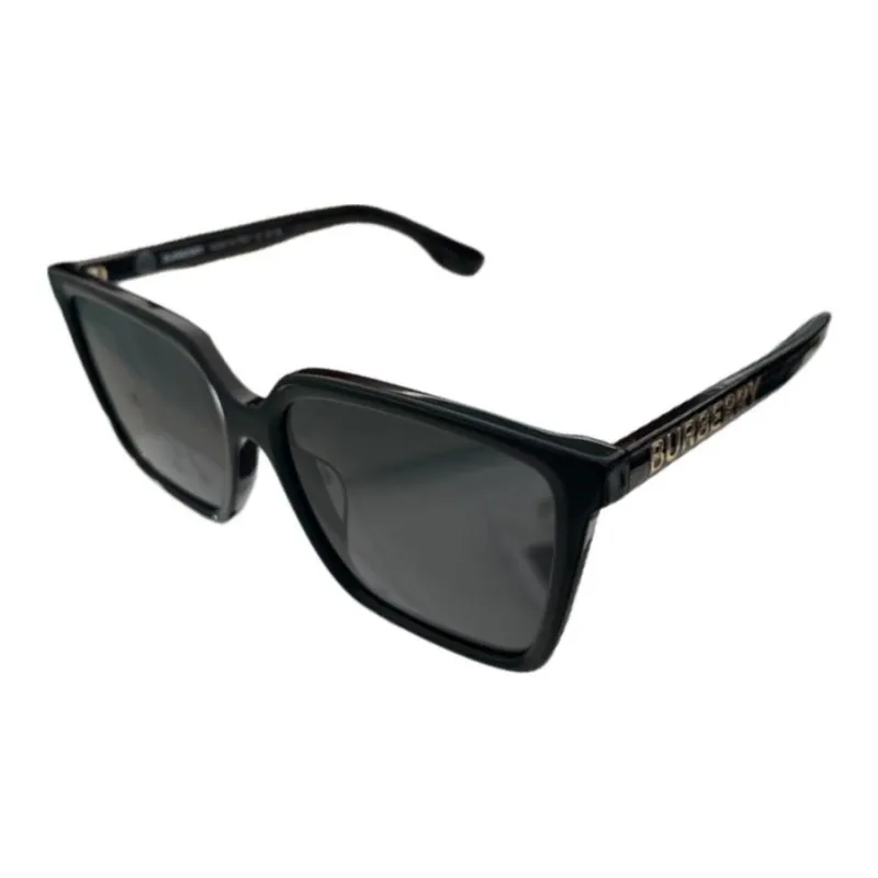 Burberry Irregular Shape Sunglasses Women's Black-0