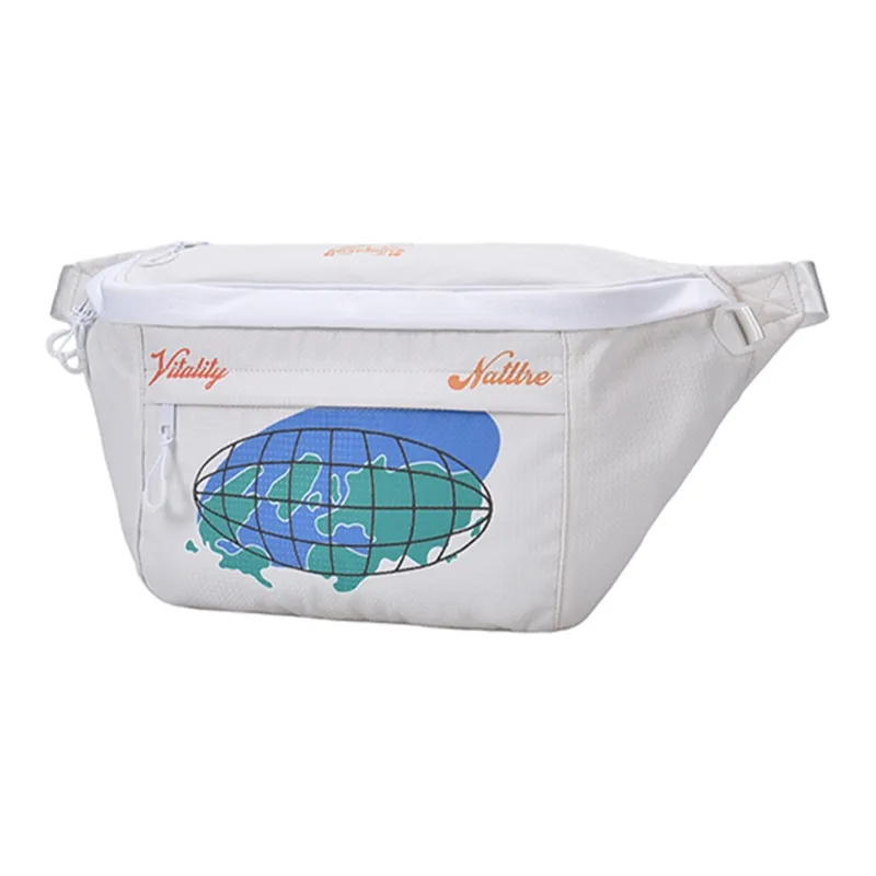 FINITE LOOP Recycled Material Sling Bag, Fanny Pack Unisex Blue-1