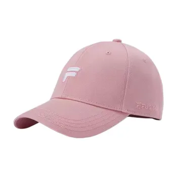 FILA FUSION Cotton Baseball Caps Unisex Pink