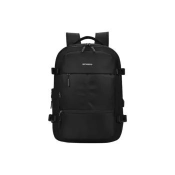 SEPTWOLVES Oxford Backpack Large Size Men's Black