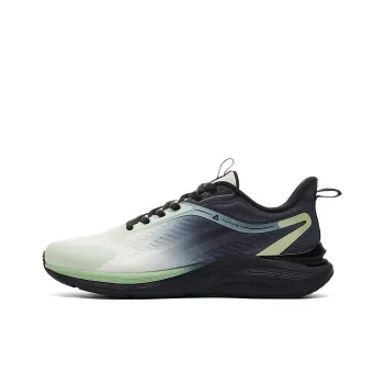 PEAK Cushioning Abrasion Resistant Breathable Rebound Low Top Running Shoes Men's White Black