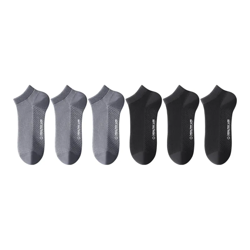 H YXIANG Ankle Socks Men's 6 Pack-5