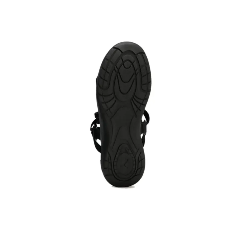 PUMA Bora One Strap Sandals Medium Heel Women's Black-4