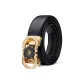 Gold Buckle with Gold Logo (Cow Split Leather)