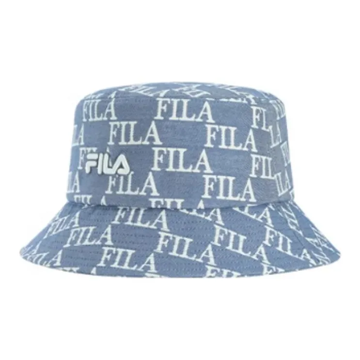 FILA Polyester Bucket Hats Unisex Phantom Blue-0