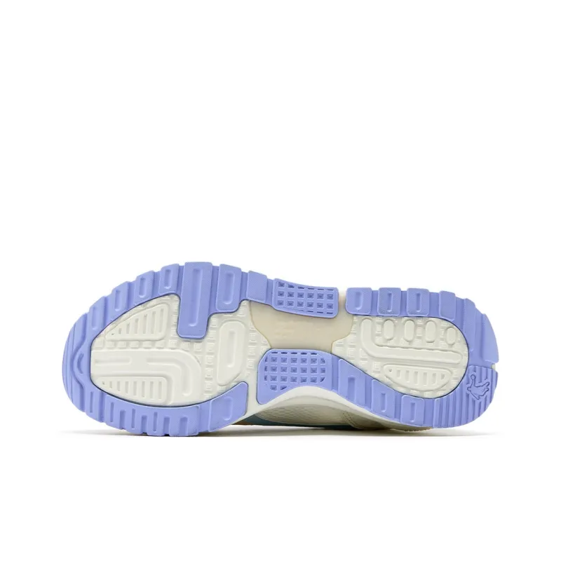 QIAODAN Uh huh Light Cushioning Wear Resistant Low Top Casual Shoes Women's White Purple-4