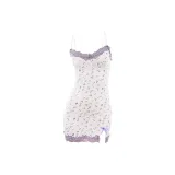 Purple Floral Dress (Pad Not Included)