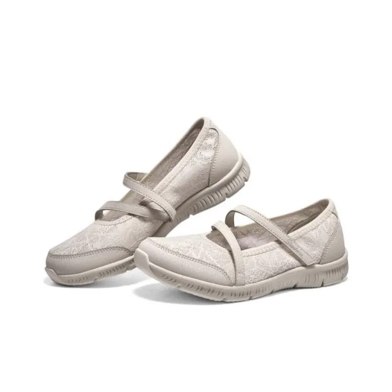 Skechers Be Cool Breathable Low Top Casual Shoes Women's Natural-2