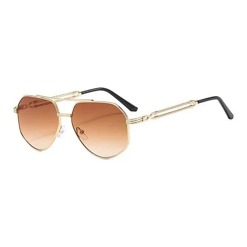 NOME Metal Irregular Shape Sunglasses Unisex-1