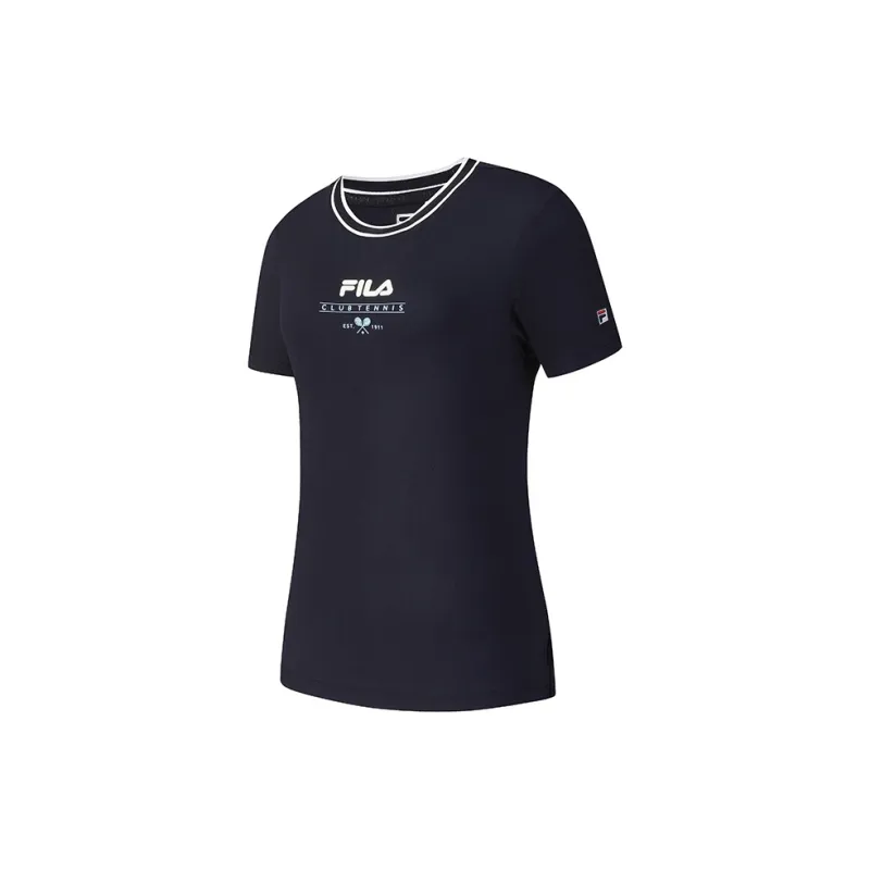 FILA T Shirts Women's RD Royal Blue-1