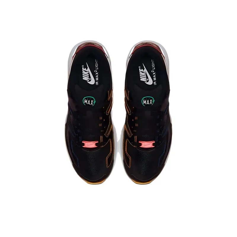 Nike Air Max2 Light Black Contrast Stitching Women's-4