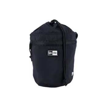 New Era Nylon Crossbody Bag, Shoulder Bag Unisex Black