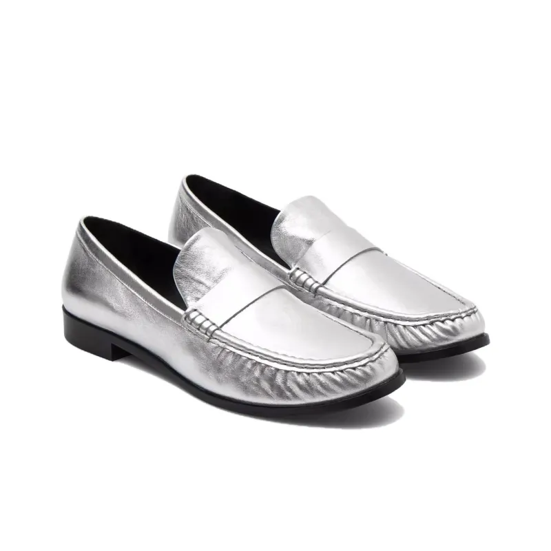 COS Loafers Women's Silver-2