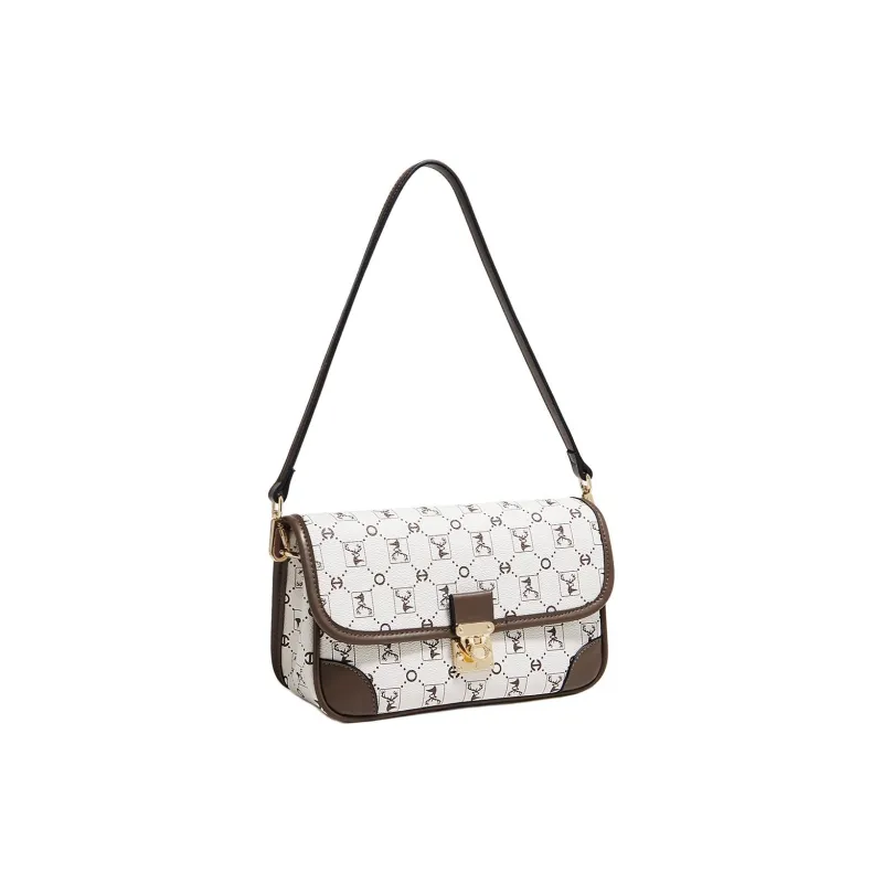 Marino Orlandi Synthetic Leather Crossbody Bag Shoulder Bag Handbag Shoulder Bag Women's Coffee/Apricot-12