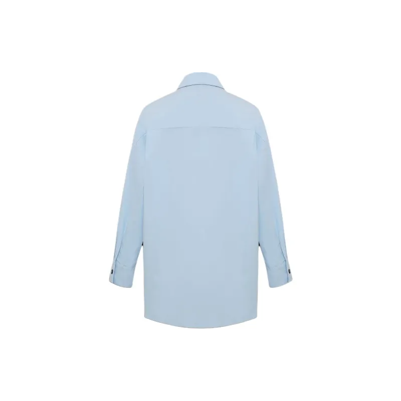 BBLLUUEE Shirt Women's Moonlight Blue-1