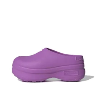 Adidas Originals AdiFOM Stan Smith Mule Purple Burst Cloud White Women's