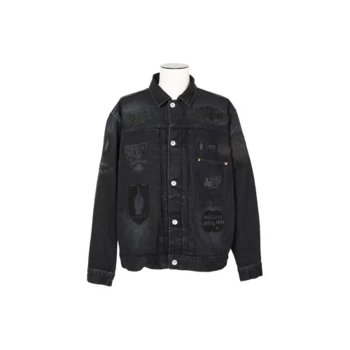 Sacai Mark Gonzalez Co-branded Edition Denim Jackets Men Black