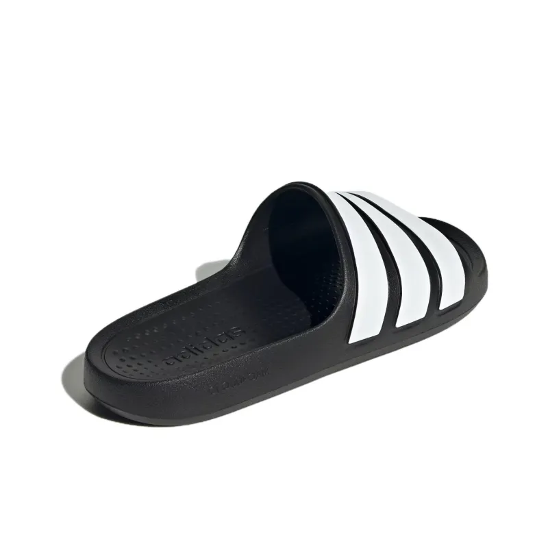 Adidas Adilette Flow Slides 'Black White'-3